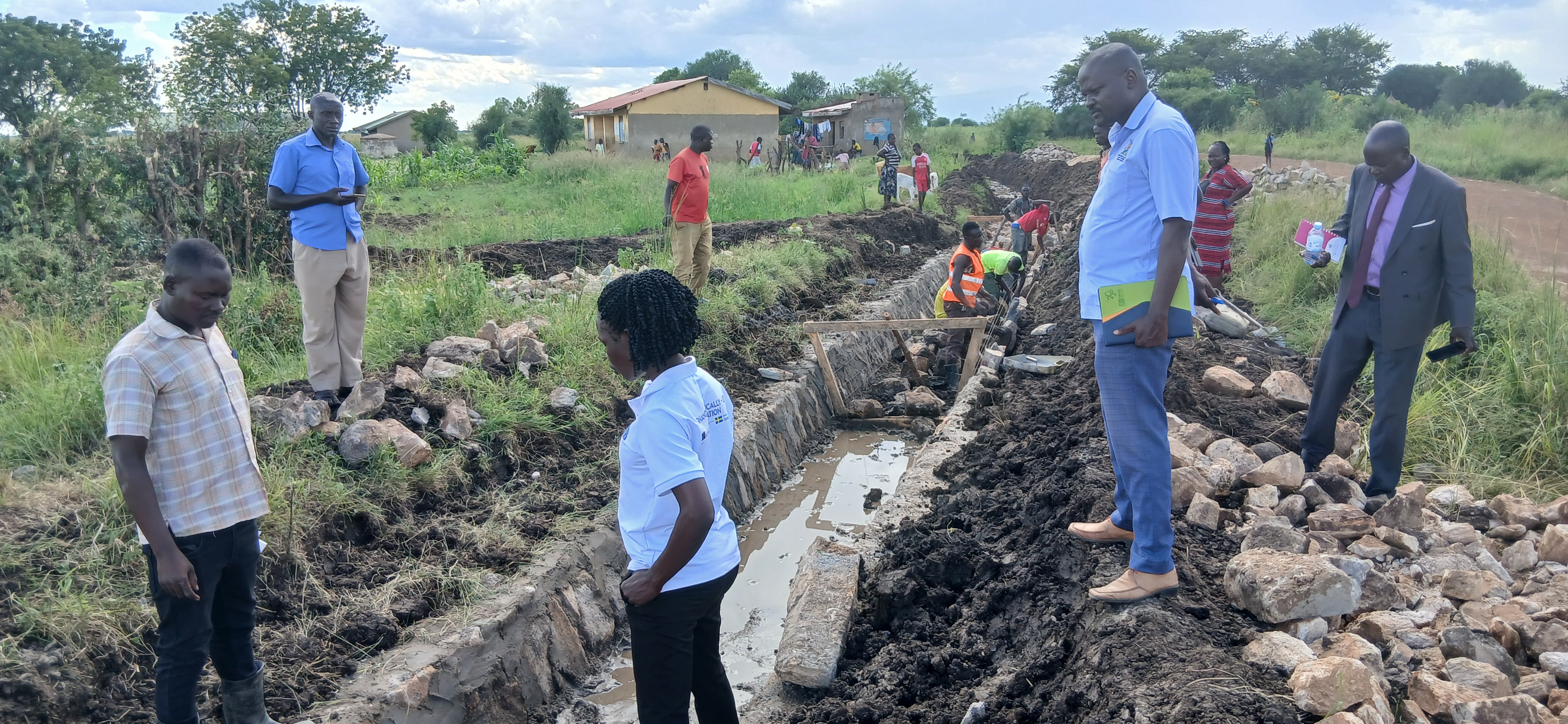 Nakapiripirit Launches Drainage Works To Curb Flooding At Lomorimoir Primary School Under The Local Climate Adaptive Living Facility (Local) Project 
