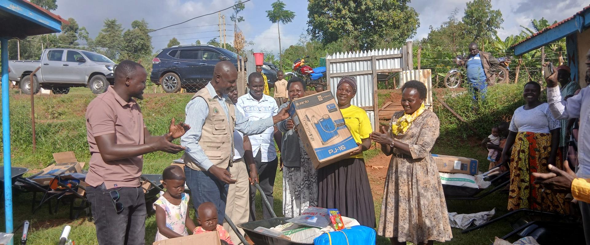 Nakapiripirit District Technical Staff Holds A Bench Marking Visit To Kween District On The Implementation Of Climate Smart Agricultural Transformation Project  